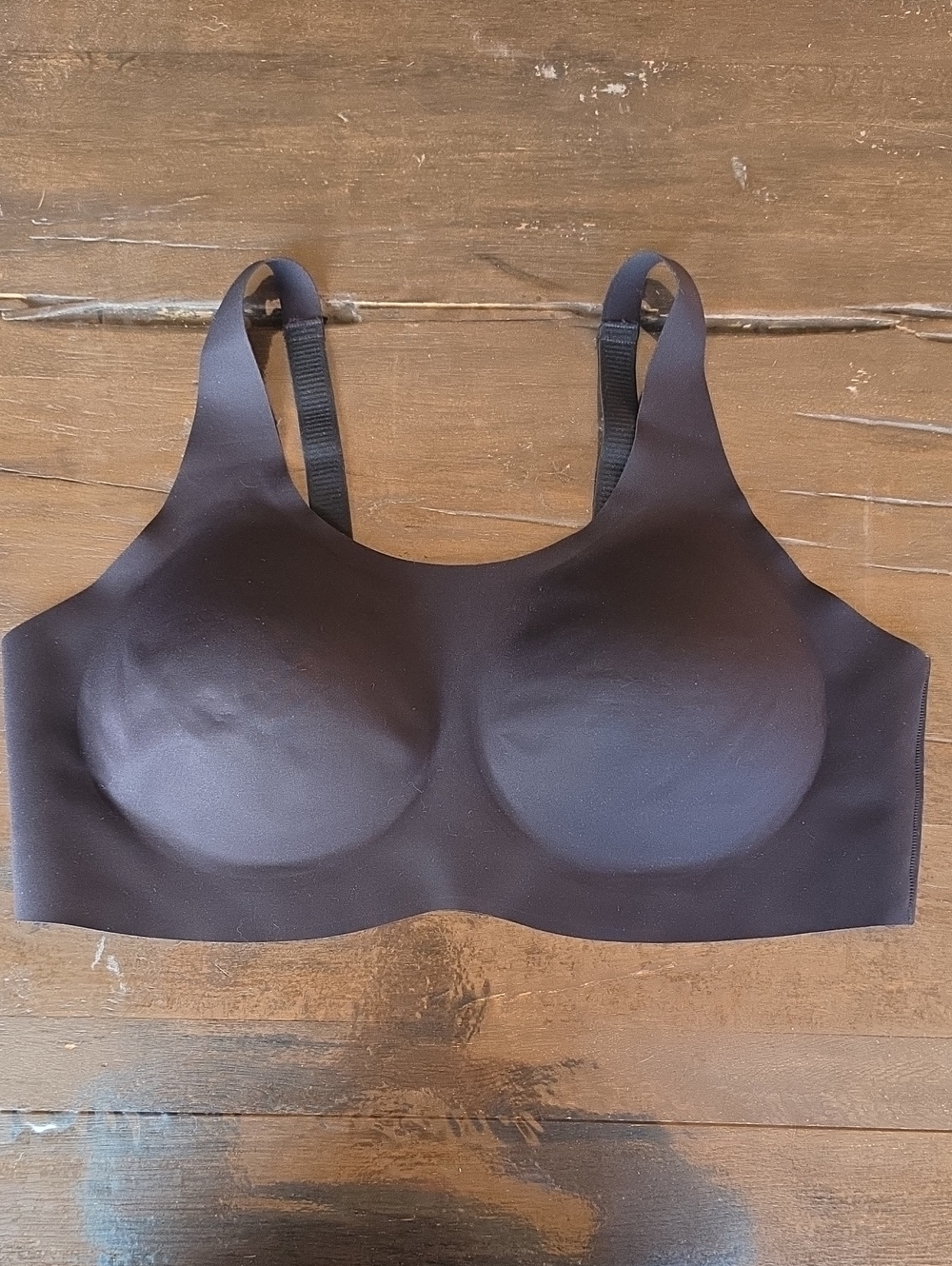 (XXXL+) knix Smooth Wireless Bra in Black Comfy Casual Weekend Lounge Soft Luxe